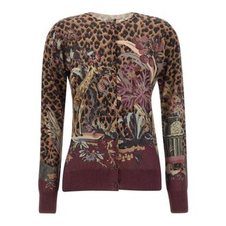 Etro Dames, Truien, Veelkleurig, Maat: XL Zijde