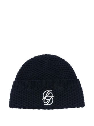 Dr&ocirc;le de Monsieur Muts met geborduurd logo - Blauw