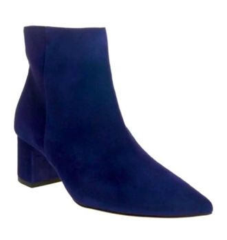 L'agence Womens Jeanne Pointed Toe Boots In Midnight Blue