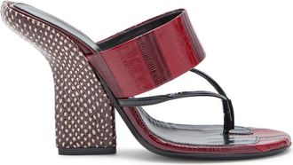 Dries Van Noten 110 Printed Leather Sandals - Red - 40 (IT40 / UK7)