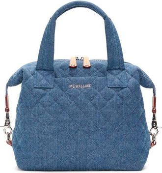 MZ Wallace Small Sutton Deluxe Tote in True Denim at Nordstrom