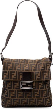 Fendi Pre-owned Fendi Zucca Canvas Shoulder Bag Ladies 9O5U1UI5CA071ILI