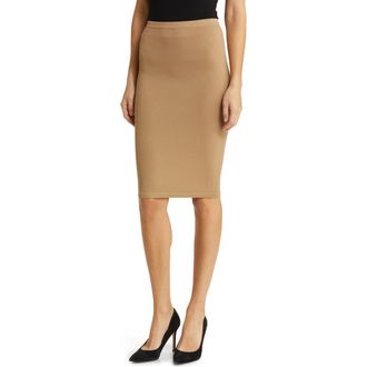 House of CB Shahla Pencil Skirt in Tan at Nordstrom, Size X-Small