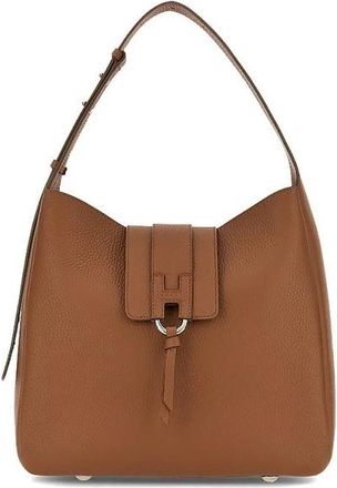 Hogan Hobo Trend Tas - Dames - Schoudertassen - Bruin - ONE Size - Leer - Tassen