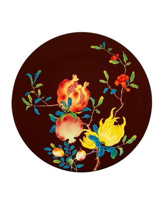 Raynaud Harmonia Chocolate Buffet Plate Coupe