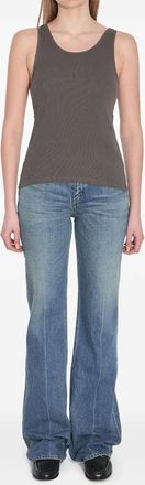 Saint Laurent Cassandre tanktop - Grijs