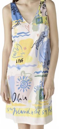 Oui Printed Dress In Multi