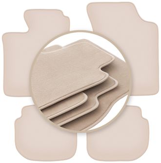 OEM Alfombrillas Premium Beige Para: Volvo 440 / 460 Sed&aacute;n 1988-1996