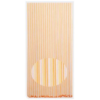 Trade Shop Trade Shop - Tenda Moschiera Antimosche Con Cordoncino Bicolore Arancio Bianco 120x230 Cm Tpl86 017395