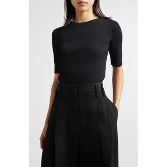 Jil Sander Classic Crewneck T-Shirt in Black at Nordstrom, Size 4 Us