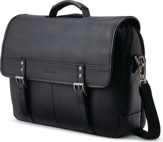 Samsonite Classic Leather Softside Flapover - Bags