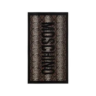 Moschino Snake-print Logo Beach Towel