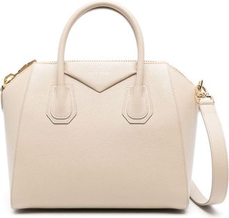 Givenchy small Antigona leather bag - women - Calf Leather - OS - Neutrals