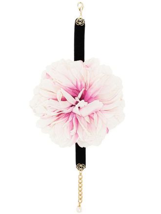 Dolce & Gabbana Choker con cristalli - Rosa