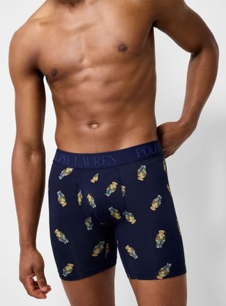 Polo Ralph Lauren Mens 6 teddy bear boxer brief Cotton and modal