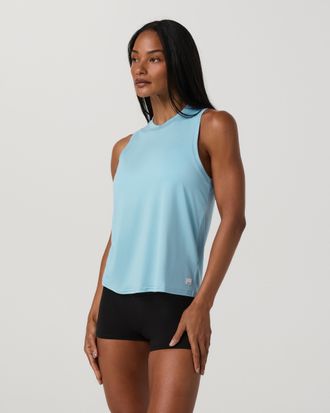 Vuori Clothing Energy Top Long | Sea Folly | XS, Size Extra Small