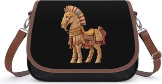 Generic Trojan1 Horse Fashion Womens Crossbody Bags Novelty Handbag Shoulder Bag Purse