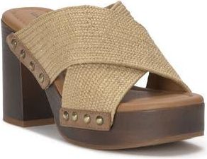 Lucky Brand Casyna Platform Sandal in Dark Natural at Nordstrom Rack, Size 8.5