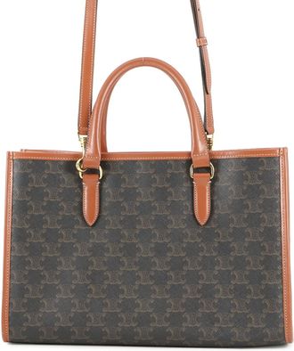 Celine Gold Pvc Leather Tote Bag (Pre-Owned)