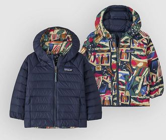 Patagonia Reversible Down Kids Jacke blau