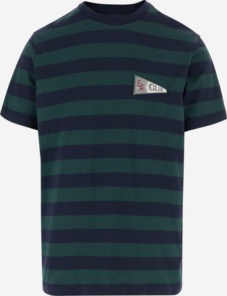 Emporio Armani Gestreiftes Baumwoll-T-Shirt von Emporio Armani
