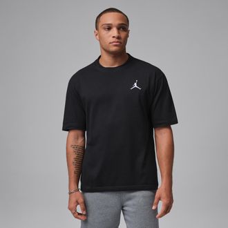 Nike Jordan Mens Jordan Embroidered Jumpman T-Shirt in Black | IF5566-010