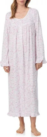 Eileen West Long Sleeve Ballet Nightgown in Floral at Nordstrom, Size X-Small