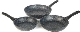 Salter Juego De Sartenes Salter Bw06235s1brmfob Megastone De 3 Piezas - 20/24/28 Cm