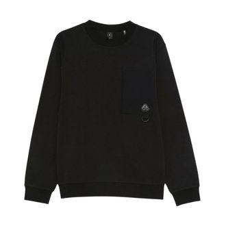 Moose Knuckles Dalon Sweatshirt - male - Moose Knuckles - Sweatshirts - Black - XL - Sweatshirts & Hoodies