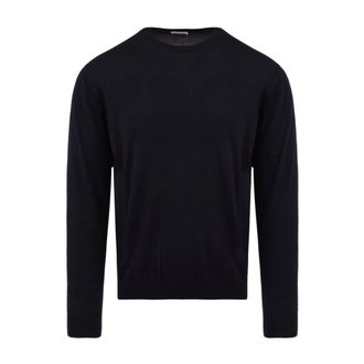 Malo Truien & Vesten, Heren, Blauw, XL, Wol, Rondgebreide trui