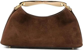 Elleme Mini Boomerang - Dames - Handtassen - Bruin - ONE Size - Leer - Tassen