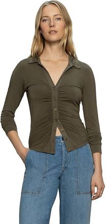 Sanctuary Dreamgirl Button Up Womens Clothing Kalamata : MD (US 8), Rayon/Spandex
