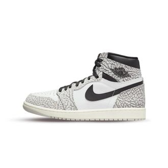 Nike Jordan 1 Retro High OG White Cement - unisex - Sport - Grijs - Maat: 38 EU Leer