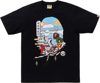 A Bathing Ape Japan Culture Ape Head Tee Black 1K22-110-028-BLACK