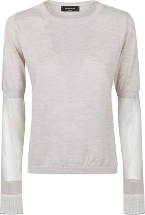 Fabiana Filippi Donna, Maglie, Beige, S, new