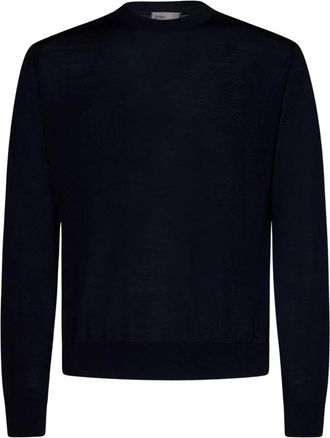 Herno Girocollo in Lana Breeze - Heren - Truien - Blauw - Maat: 2XL