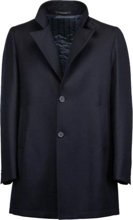 Tagliatore Gordon Coat - Heren - Mantel - Blauw - 3XL - Wol - Jassen