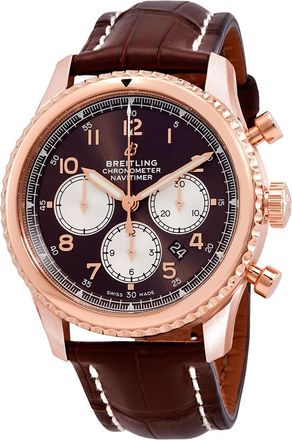 Breitling Pre-owned Breitling Navitimer 8 Chronograph Automatic Bronze Dial Mens Watch RB0117131Q1P1