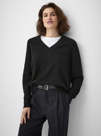 Contemporaine Womens Loose pure cotton sweater