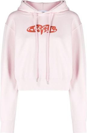 AMBUSH Lila Sneeuw Valia Baby Hoodie - Dames - Hoodies - Roze - XS - Hoodies & sweatvesten