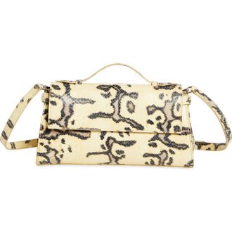 Proenza Schouler Tate Snakeskin Embossed Clutch in Resin Multi at Nordstrom