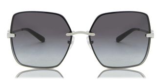 Tory Burch TY6080 31618G Womens Sunglasses Silver Size 58