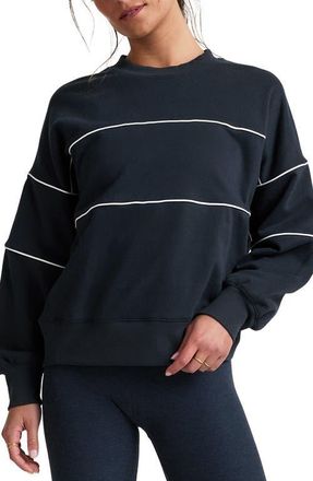 Beyond Yoga Piper Oversize LuxeFleece Sweatshirt in Nocturnal Navy at Nordstrom, Size X-Large