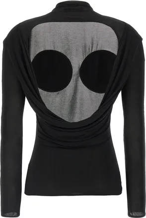 Jean Paul Gaultier Womens Black Viscose Cardigan Clothing