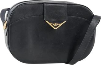Cartier Pre-owned Vintage Shoulder Bag - Dames - Vintage Schoudertas - Blauw - ONE Size - Leer - Vintage