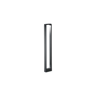 Trio Lampione Esterno Giardino Led Palo Rettangolare Antracite h 100 Reno gd