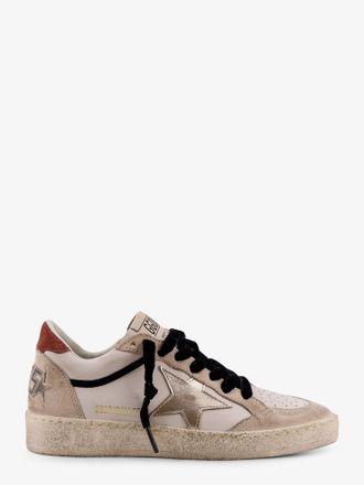 Golden Goose Sneakers Ball Star with Padded Collar in pelle - GOLDEN GOOSE DELUXE BRAND - gender_Woman