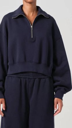 A Gold E Bethan Quarter Zip Sweatshirt In Mirage