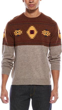 Brodie Navajo Wool & Cashmere-Blend Crewneck Sweater