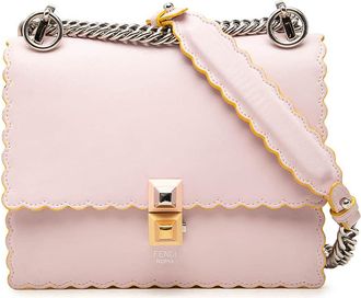 Fendi Pre-owned Fendi Small Scalloped Leather Kan I Crossbody Ladies KFJWGOV5QFOP3GU4
